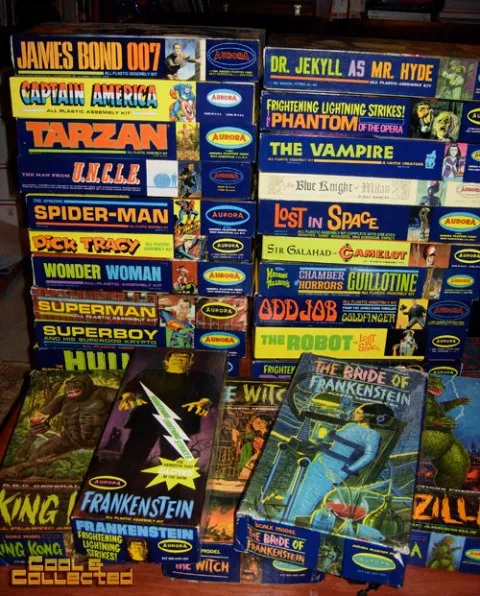 Vintage boxed model kit collection